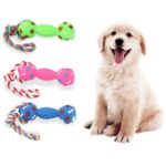 Gryzak piszczący niebieski ze sznurkiem - obrazek 3