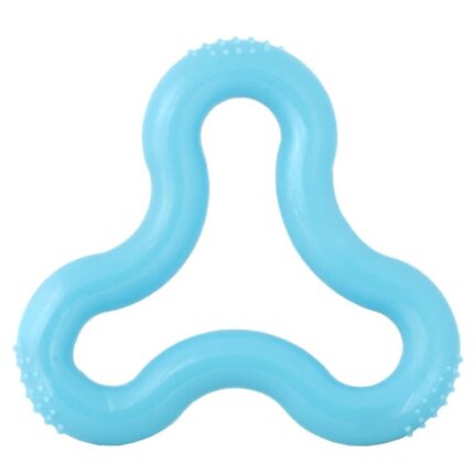 Niebieski Gryzak Gumowy dla Zwierząt - Wytrzymała Zabawka dla Młodych i Starszych Pupili