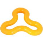 Zabawka dla zwierząt Gryzak Zabawa z bezpiecznej gumy, kolor żółty - obrazek 2