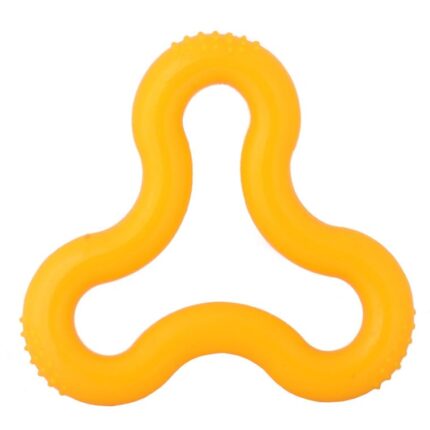 Zabawka dla zwierząt Gryzak Zabawa z bezpiecznej gumy, kolor żółty
