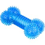 Kość-gryzak dla psa z bezpiecznej gumy, kolor niebieski - obrazek 2
