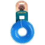 Gryzak gumowy piszczący ciemno niebieski gum39 - obrazek 2