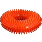 Gryzak gumowy piszczący czerwony gum39 - obrazek 2