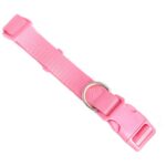 Wytrzymała Obroża dla Psa w Kolorze Różowym z Regulowanym Rozmiarem