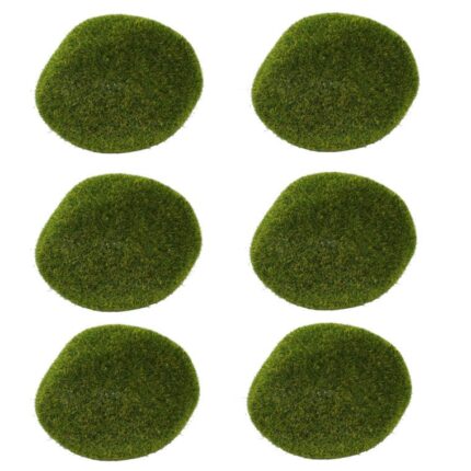 Mech sztuczny kamień dekoracyjny 6szt