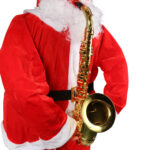 DUŻY MIKOŁAJ Z TRĄBKĄ 180cm FIGURA TAŃCZY ŚPIEWA OZDOBA BOŻE NARODZENIE ŚWIĘTA - obrazek 2