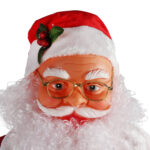 DUŻY MIKOŁAJ Z TRĄBKĄ 180cm FIGURA TAŃCZY ŚPIEWA OZDOBA BOŻE NARODZENIE ŚWIĘTA - obrazek 3