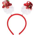 Opaska na głowę z MIKOŁAJAMI 23 cm - obrazek 2