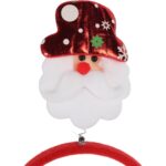 Opaska na głowę z MIKOŁAJAMI 23 cm - obrazek 3