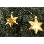 Komplet 4 gwiazdek plastikowych 7 cm złote [SM-A09070GD] - obrazek 2