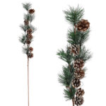 GAŁĄZKA OZDOBNA ŚWIĘTA STROIK BOŻE NARODZENIE GAŁĄZKI SZTUCZNE SZYSZKI 72 CM