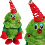 ŚWIĄTECZNA ŚPIEWAJĄCA TAŃCZĄCA CHOINKA ŚWIECI ŚPIEWA POWTARZA INTERAKTYWNA 40 cm - obrazek 2