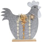 Figurka KURA filcowa dekoracja wiosenna na WIELKANOC 30cm