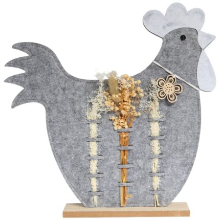 Figurka KURA filcowa dekoracja wiosenna na WIELKANOC 30cm