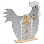 Figurka KURA filcowa dekoracja wiosenna na WIELKANOC 30cm - obrazek 2