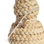 Zając ze słomy Ozdoba Wielkanocna Figurka 24 cm - obrazek 2