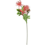 PROTEA gałązka 3 kwiatów dodatek kolor różowy - obrazek 2