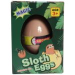 MAGICZNE JAJKO WYKLUWAJĄCY SIĘ LENIWIEC NIESPODZIANKA ROSNĄCA W WODZIE - obrazek 2