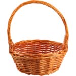 Kosz WIELKANOCNY WIKLINOWY KOSZYK KOSZYCZEK Wielkanocny do Święconki KWIATY