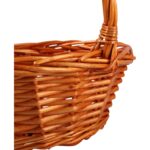 Kosz WIELKANOCNY WIKLINOWY KOSZYK KOSZYCZEK Wielkanocny do Święconki KWIATY - obrazek 2