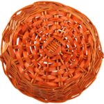 Kosz WIELKANOCNY WIKLINOWY KOSZYK KOSZYCZEK Wielkanocny do Święconki KWIATY - obrazek 3