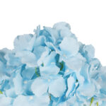 BUKIET 5 HORTENSJI sztuczne kwiaty do wazonu KOMPOZYCJA niebieska 48 cm - obrazek 3