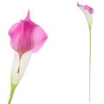 KALIA CALLA SILIKON GAŁĄZKA SZTUCZNA fioletowa 67 cm