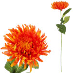 CHRYZANTEMA KWIAT SZTUCZNY do wazonu żółta 64 cm