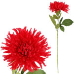 CHRYZANTEMA KWIAT SZTUCZNY do wazonu czerwona 64 cm