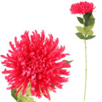 CHRYZANTEMA KWIAT SZTUCZNY do wazonu różowa 64 cm