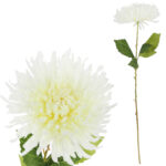 CHRYZANTEMA KWIAT SZTUCZNY do wazonu biała 64 cm