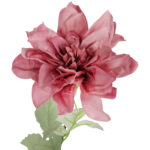 Dalia kwiat pojedynczy różowy 70 cm - obrazek 3