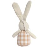 Zając STOJĄCY lniany Ozdoba Wielkanocna Figurka 20 cm CH - obrazek 3