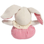 Zając STOJĄCY lniany Ozdoba Wielkanocna Figurka 16 cm - obrazek 3