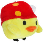 Kurczak zawieszka Wielkanocna Maskotka Pluszowa WIELKANOC 10 cm CZERWONY - obrazek 2