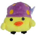 Kurczak zawieszka Wielkanocna Maskotka Pluszowa WIELKANOC 10 cm FIOLETOWY