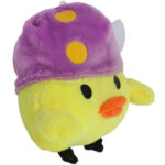 Kurczak zawieszka Wielkanocna Maskotka Pluszowa WIELKANOC 10 cm FIOLETOWY - obrazek 2