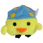 Kurczak zawieszka Wielkanocna Maskotka Pluszowa WIELKANOC 10 cm NIEBIESKI