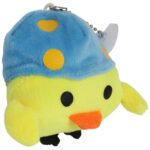 Kurczak zawieszka Wielkanocna Maskotka Pluszowa WIELKANOC 10 cm NIEBIESKI - obrazek 2