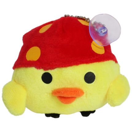 Kurczak zawieszka Wielkanocna Maskotka Pluszowa WIELKANOC 10 cm CZERWONY