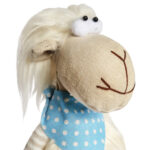 Pluszowa owieczka 42 cm ozdoba wielkanocna figurka świąteczna - obrazek 3