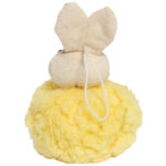 Zając pluszowy zawieszka Ozdoba Wielkanocna Figurka 11 cm żółta - obrazek 3