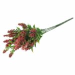 BUKIET 5 GAŁĄZEK TAWUŁKI 28 CM KOLOR CZERWONY - obrazek 2