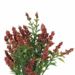 BUKIET 5 GAŁĄZEK TAWUŁKI 28 CM KOLOR CZERWONY - obrazek 3