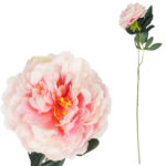 PIWONIA KWIAT SZTUCZNY do wazonu jasno-różowa PEONIA 72