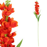 OSTRÓŻKA KWIAT SZTUCZNY do wazonu pomarańczowa 82 cm