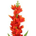 OSTRÓŻKA KWIAT SZTUCZNY do wazonu pomarańczowa 82 cm - obrazek 3