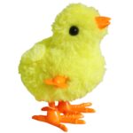 NAKRĘCANY KURCZACZEK ŻÓŁTA KURKA NAKRĘCANA TUPTA CHODZI 9 cm KURCZAK ŻÓŁTY