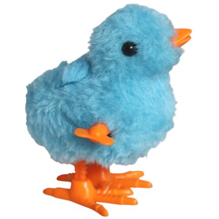 NAKRĘCANY KURCZACZEK ŻÓŁTA KURKA NAKRĘCANA TUPTA CHODZI 10 cm KURCZAK