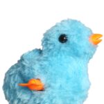 NAKRĘCANY KURCZACZEK ŻÓŁTA KURKA NAKRĘCANA TUPTA CHODZI 10 cm KURCZAK - obrazek 3